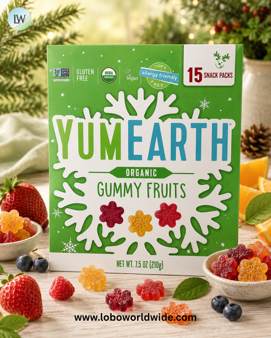 YumEarth, Organic Gummy Fruits, 15 Snack Packs, 0.5 oz (14 g) Each
