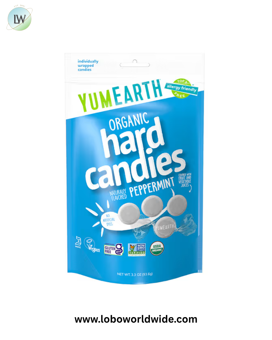 YumEarth, Organic Hard Candies, 3.3 oz (93.6 g)
