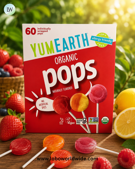 YumEarth, Organic Pops, Variety, 60 Individually Wrapped Pops, 13.1 oz (371 g)