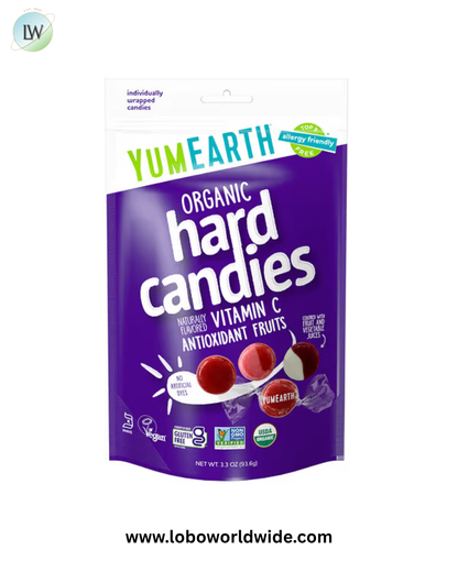 YumEarth, Organic Vitamin C Hard Candies, 3.3 oz (93.6 g)