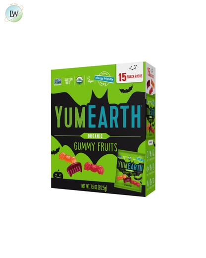 Yumearth Organic Halloween Gummy Fruits, 7.5 oz.