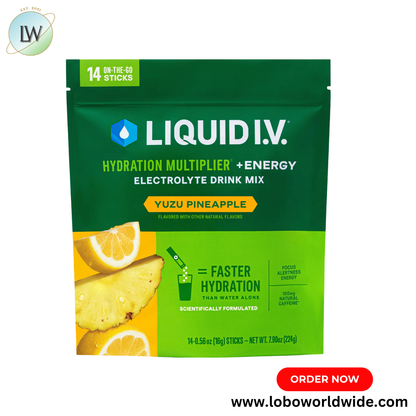 Liquid I.V. Hydration Multiplier® +Energy(Various flavours and sizes)