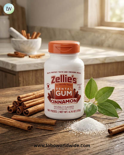 Zellie's, Dental Gum, 100 Pieces