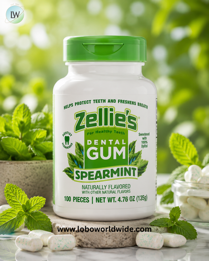 Zellie's, Dental Gum, 100 Pieces