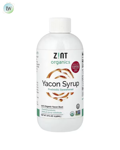 Zint, Organics, Yacon Syrup, Prebiotic Sweetener, 8 fl oz (236 ml)