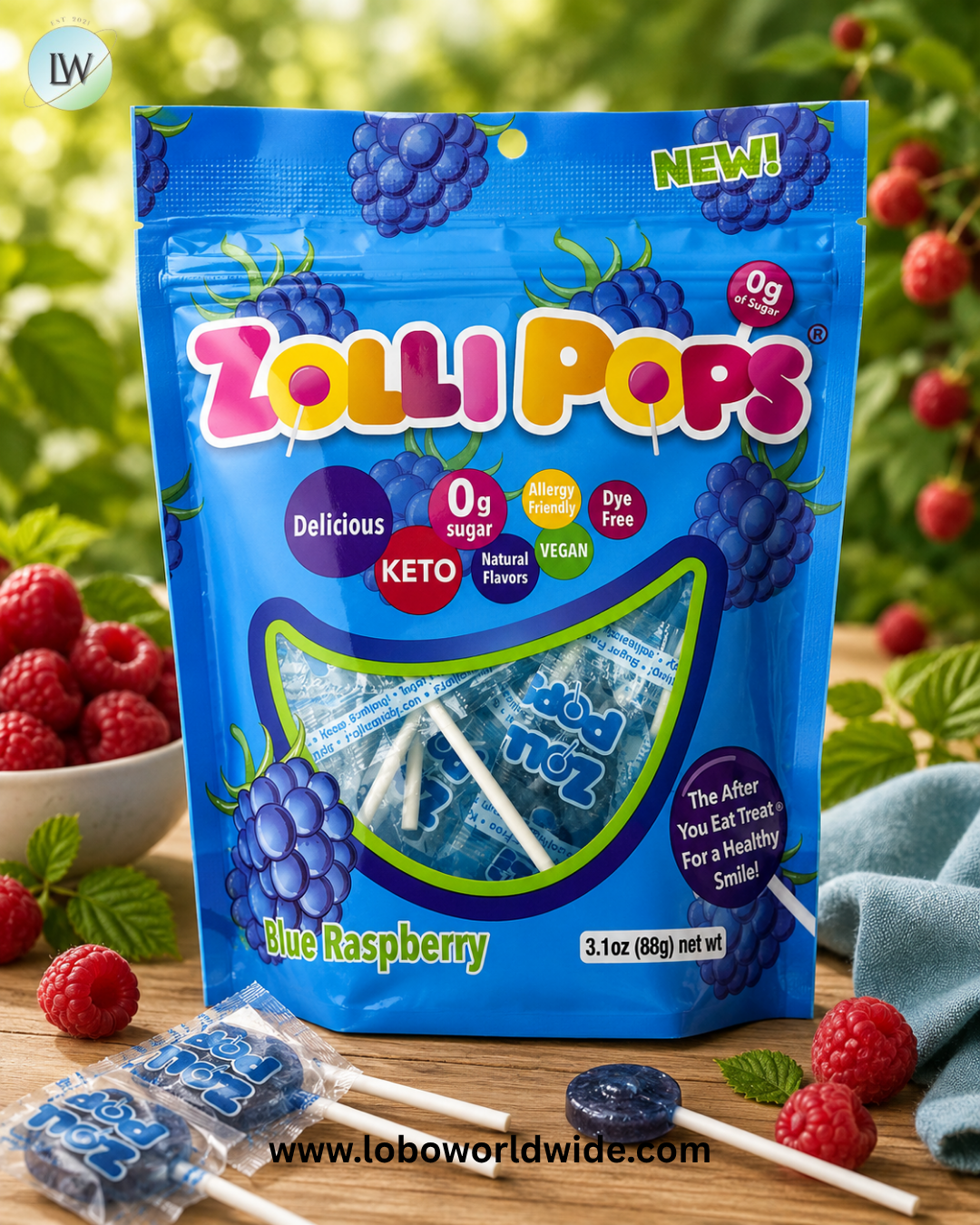 Zollipops, The Clean Teeth Pops, 3.1 oz (88 g)