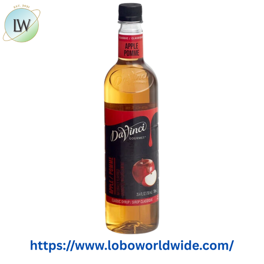 DaVinci Gourmet Classic Apple Flavoring / Fruit Syrup 750 mL