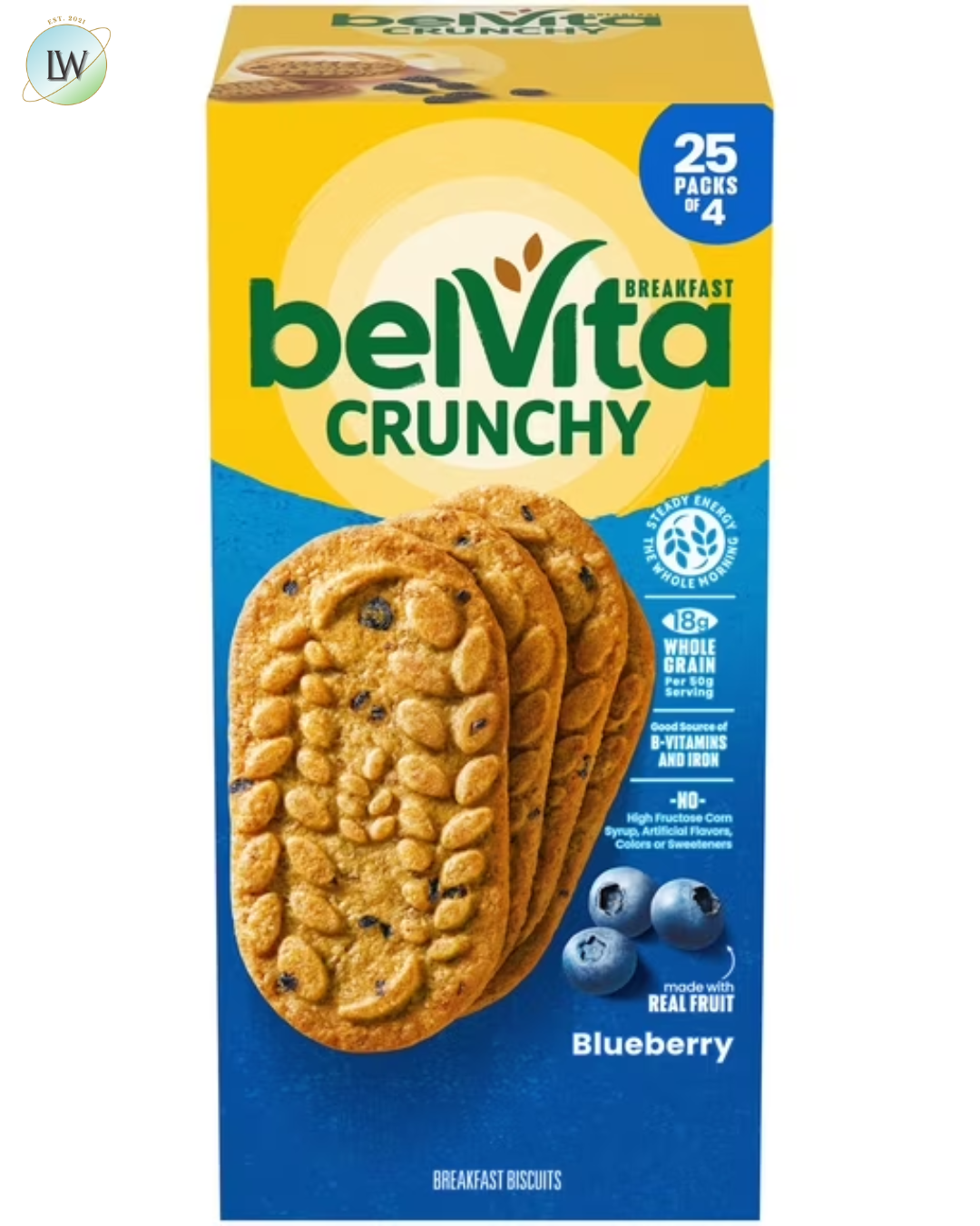 belVita Breakfast Biscuits, 25 pk., 4 per pk. (Various Flavours)