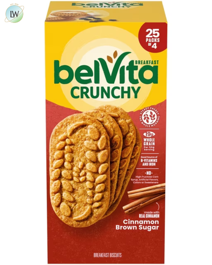 belVita Breakfast Biscuits, 25 pk., 4 per pk. (Various Flavours)