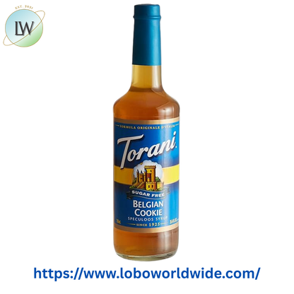 Torani Sugar Free Belgian Cookie Flavoring Syrup 750 mL