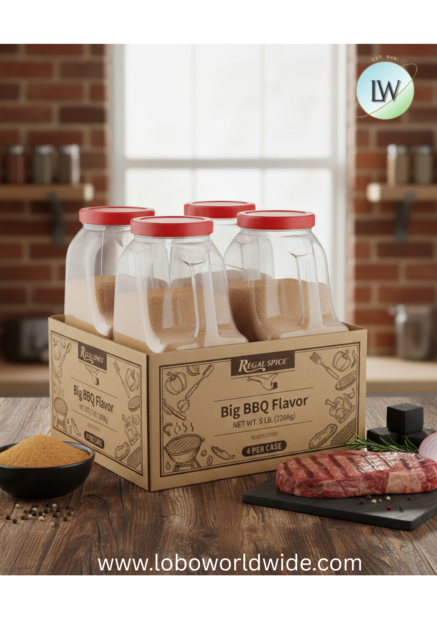 Regal Big Flavor BBQ Rub Seasoning(Various sizes)