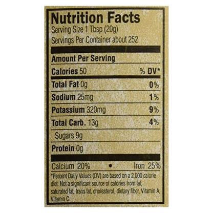 Golden Barrel 1 Gallon Sulfur-Free Blackstrap Molasses