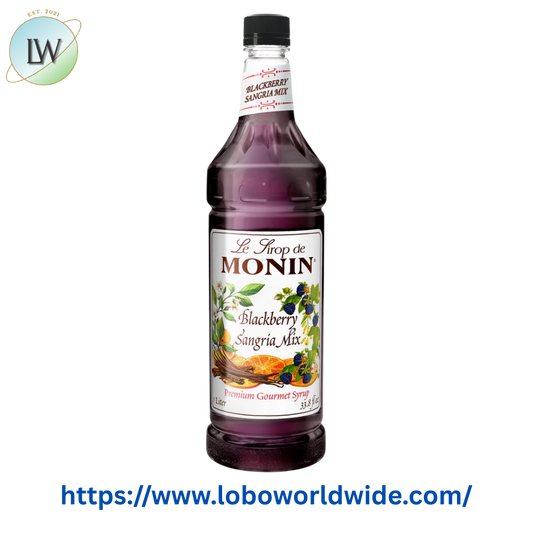 Monin Premium Blackberry Sangria Mix 1 Liter