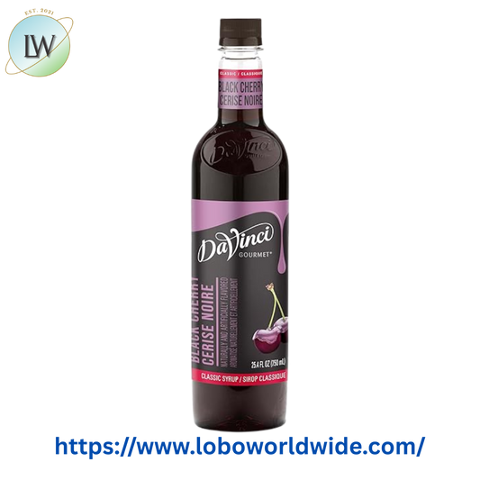 DaVinci Gourmet Classic Black Cherry Flavoring / Fruit Syrup 750 mL