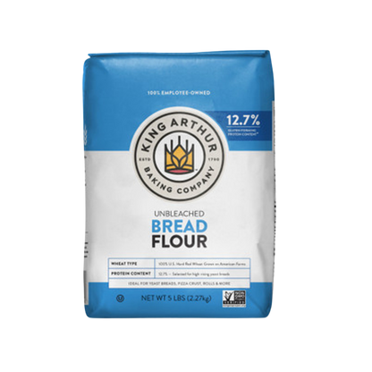 King Arthur Flour - Unbleached 100% Organic Bread Flour - 5 lbs