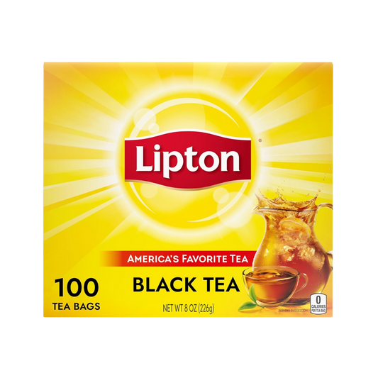 Lipton Black Tea Bags, Hot or Iced tea bags, 100 Tea Bags