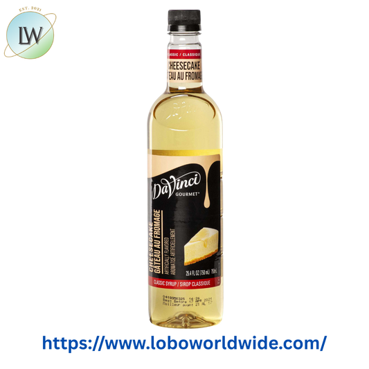 DaVinci Gourmet Classic Cheesecake Flavoring Syrup 750 mL