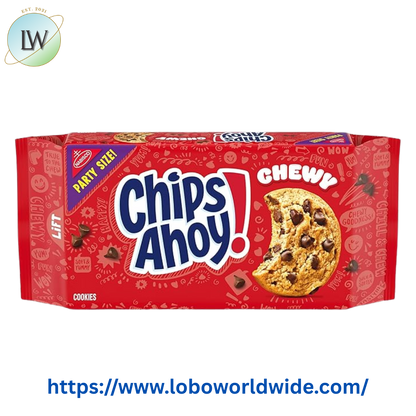 (6 pack) CHIPS AHOY! Chewy Chocolate Chip Cookies, Party Size, 26 oz