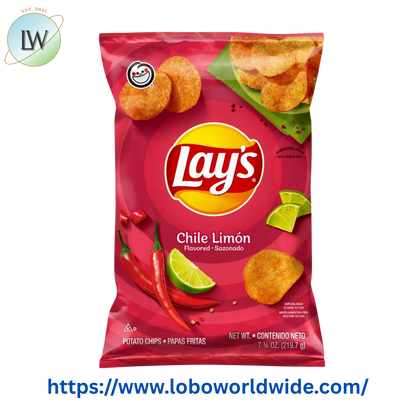 Lay's Chile Lim—n Flavored Potato Chips, 7.75 Oz.