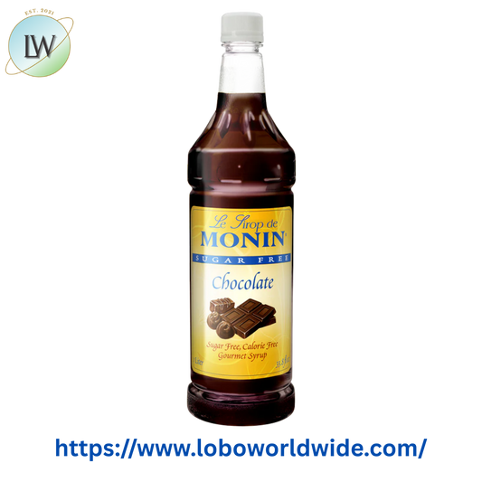 Monin Sugar Free Chocolate Flavoring Syrup 1 Liter