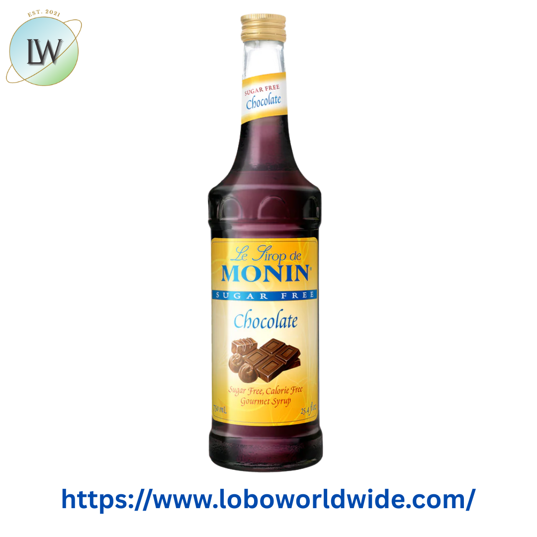 Monin Sugar Free Chocolate Flavoring Syrup 750 mL