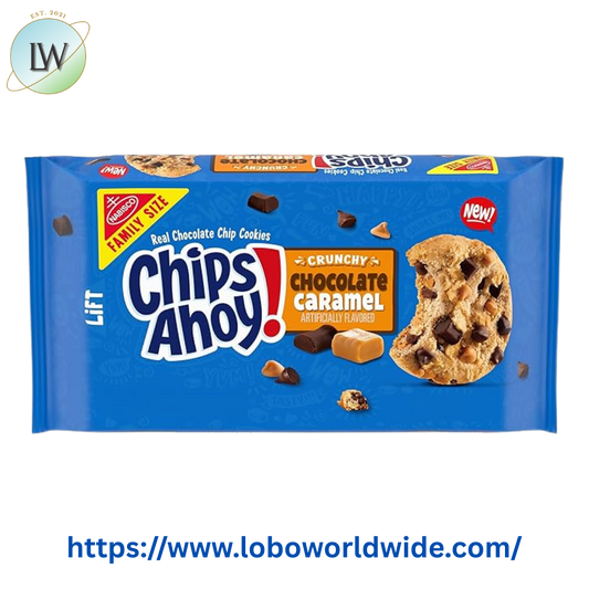 CHIPS AHOY! Crunchy Chocolate Caramel Chocolate Chip Cookies, Family Size, 13.88 oz