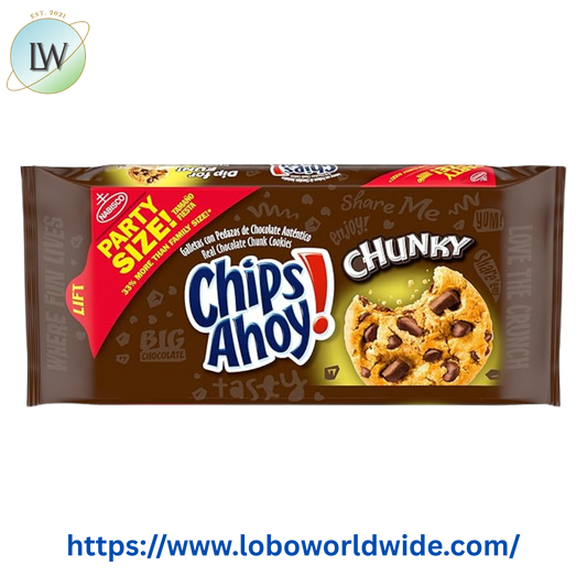 CHIPS AHOY! Chunky Chocolate Chip Cookies, Party Size, 24.75 oz