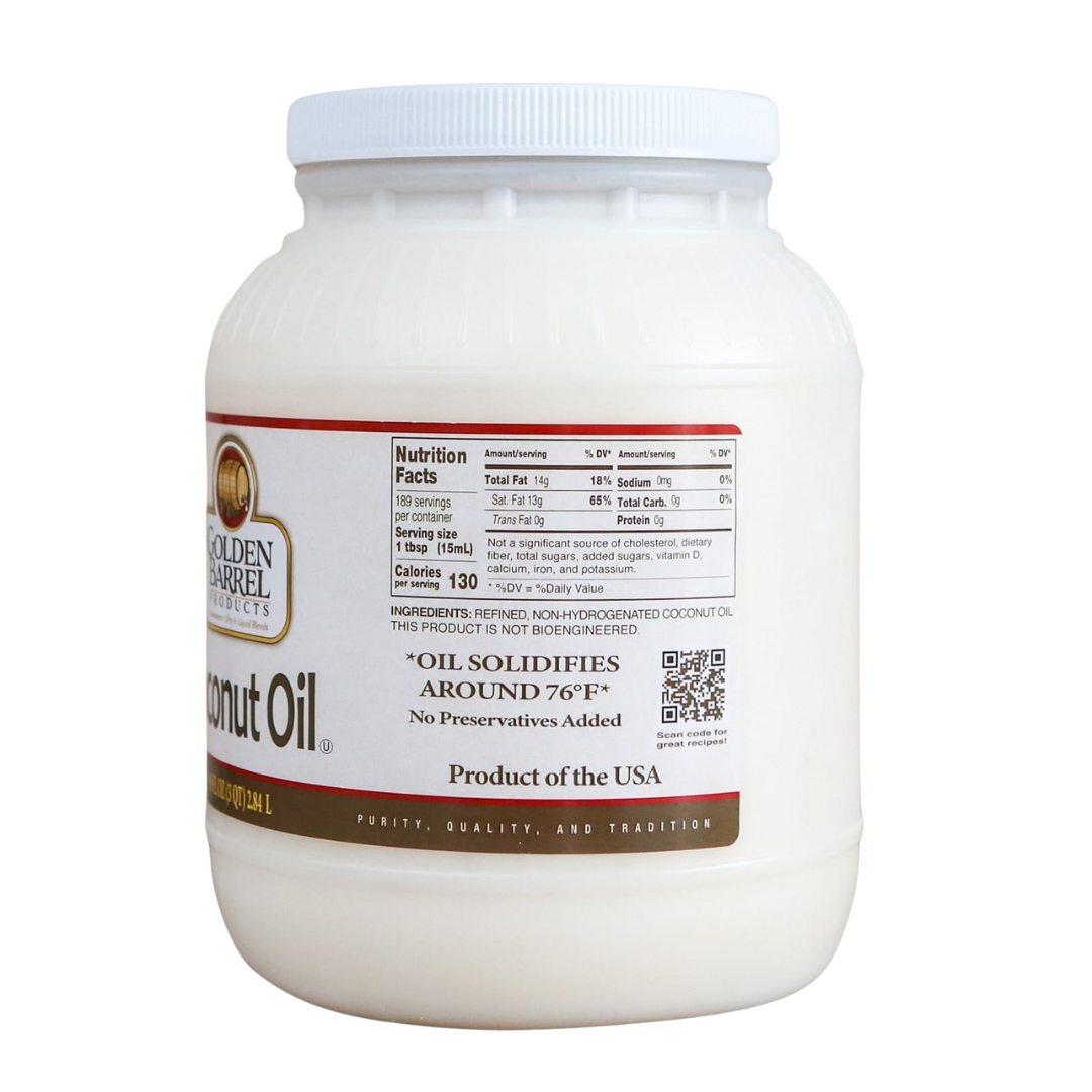 Golden Barrel 96 fl. oz. (6 lb.) Coconut Oil