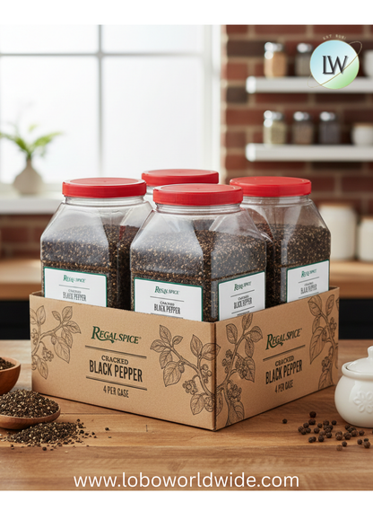 Regal Cracked Black Pepper - 5 lb.