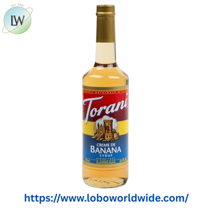 Torani Creme de Banana Flavoring / Fruit Syrup 750 mL