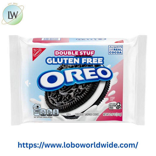 OREO Double Stuf Gluten Free Chocolate Sandwich Cookies, Gluten Free Cookies, 12.47 oz Packs