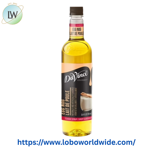 DaVinci Gourmet Classic Eggnog Flavoring Syrup 750 mL
