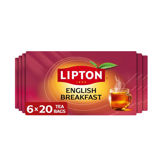 Lipton English Breakfast Tea Bags, Flavored Teabags, 120 Total Bags