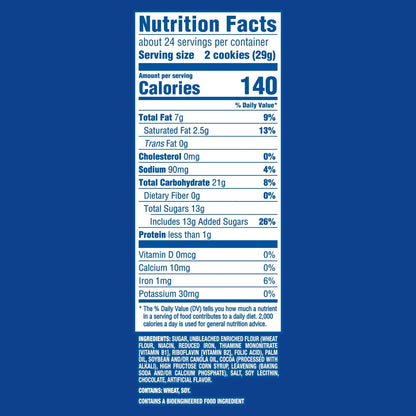 OREO Double Stuf Chocolate Sandwich Cookies, Party Size, 24.95 oz