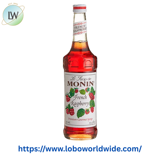 Monin Premium French Raspberry Flavoring / Fruit Syrup 750 mL