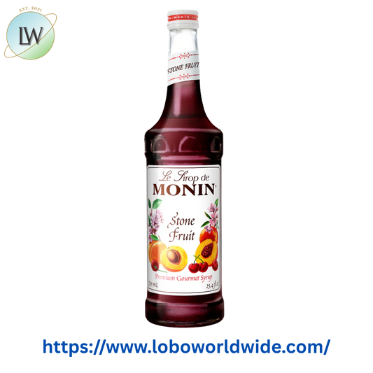 Monin Premium Stone Fruit Flavoring / Fruit Syrup (Various Sizes)