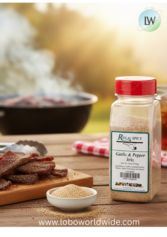 Regal Garlic and Pepper Jerky Seasoning 9 oz.