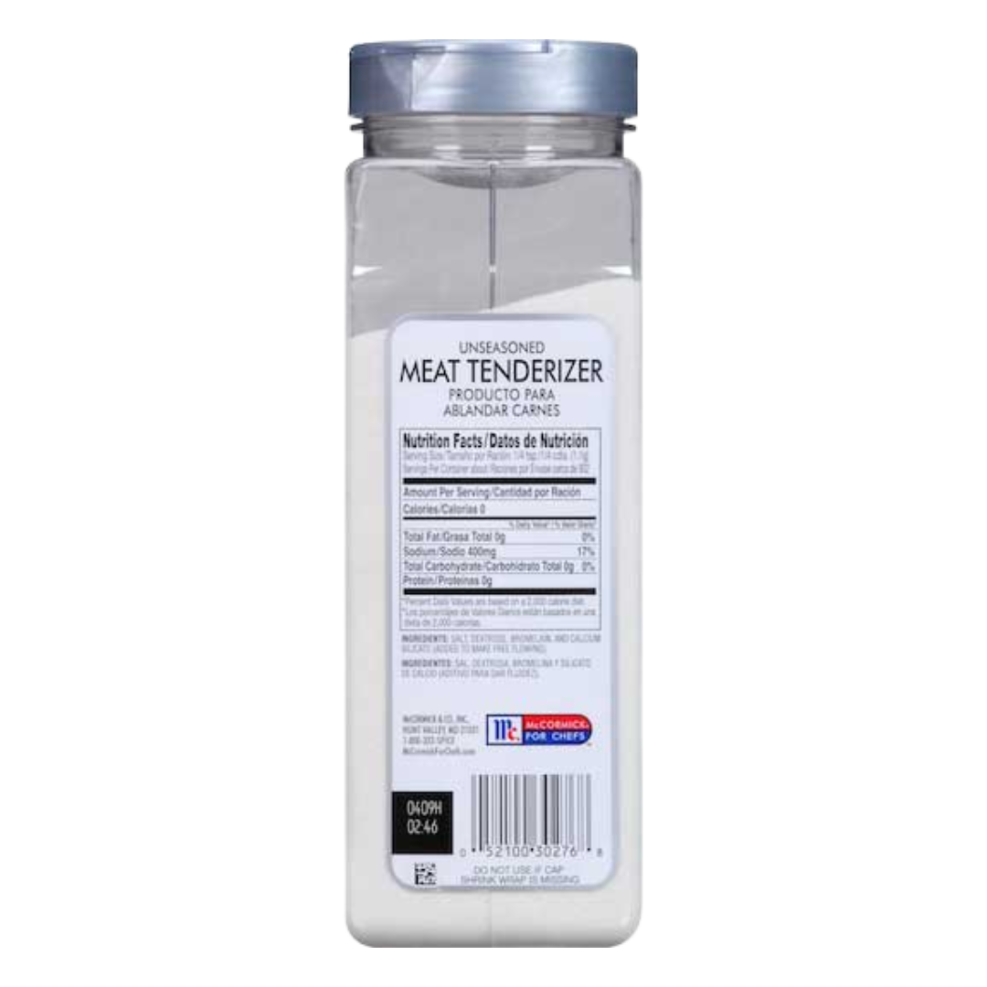 McCormick Culinary Unseasoned Meat Tenderizer 35 oz.