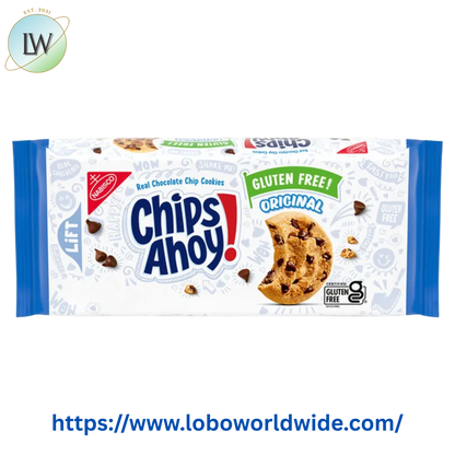(3 pack) CHIPS AHOY! Original Crunchy Gluten Free Chocolate Chip Cookies, 9.31 oz