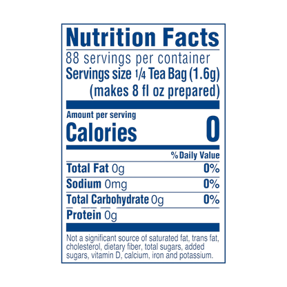 Lipton Cold Brew Iced Tea Bags, Family Size Zero Calories, 22 Tea Bags