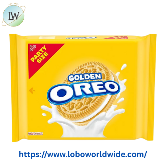 OREO Golden Sandwich Cookies, Party Size, 24.16 oz
