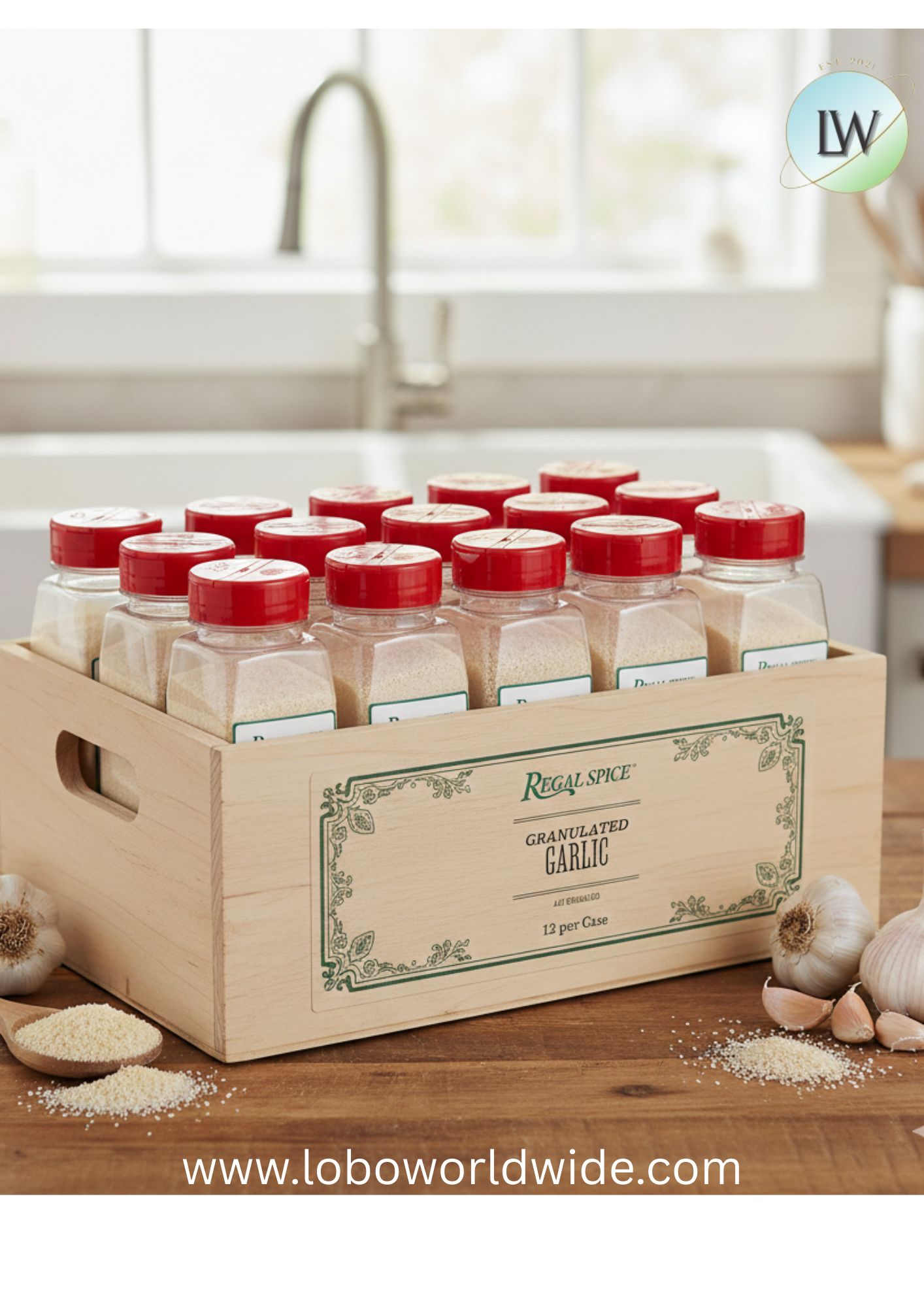 Regal Granulated Garlic (Various Sizes)
