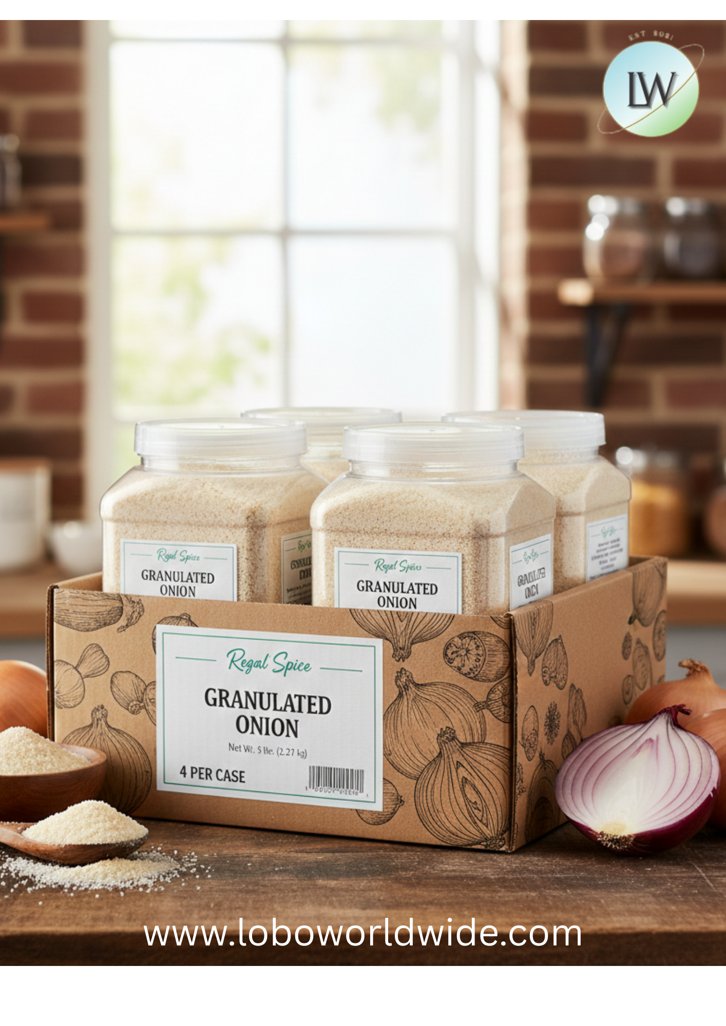 Regal Granulated Onion - 5 lb.