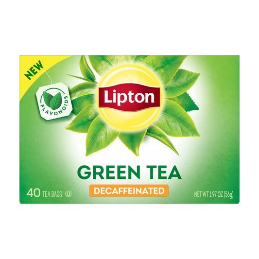 Lipton Green Tea Bags, Decaffeinated, 40 Tea Bags