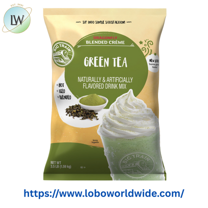Big Train 3.5 lb. Dragonfly Green Tea Blended Creme Frappe Mix