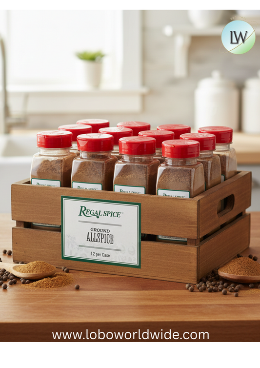 Regal Ground Allspice - 8 oz. - 12/Case