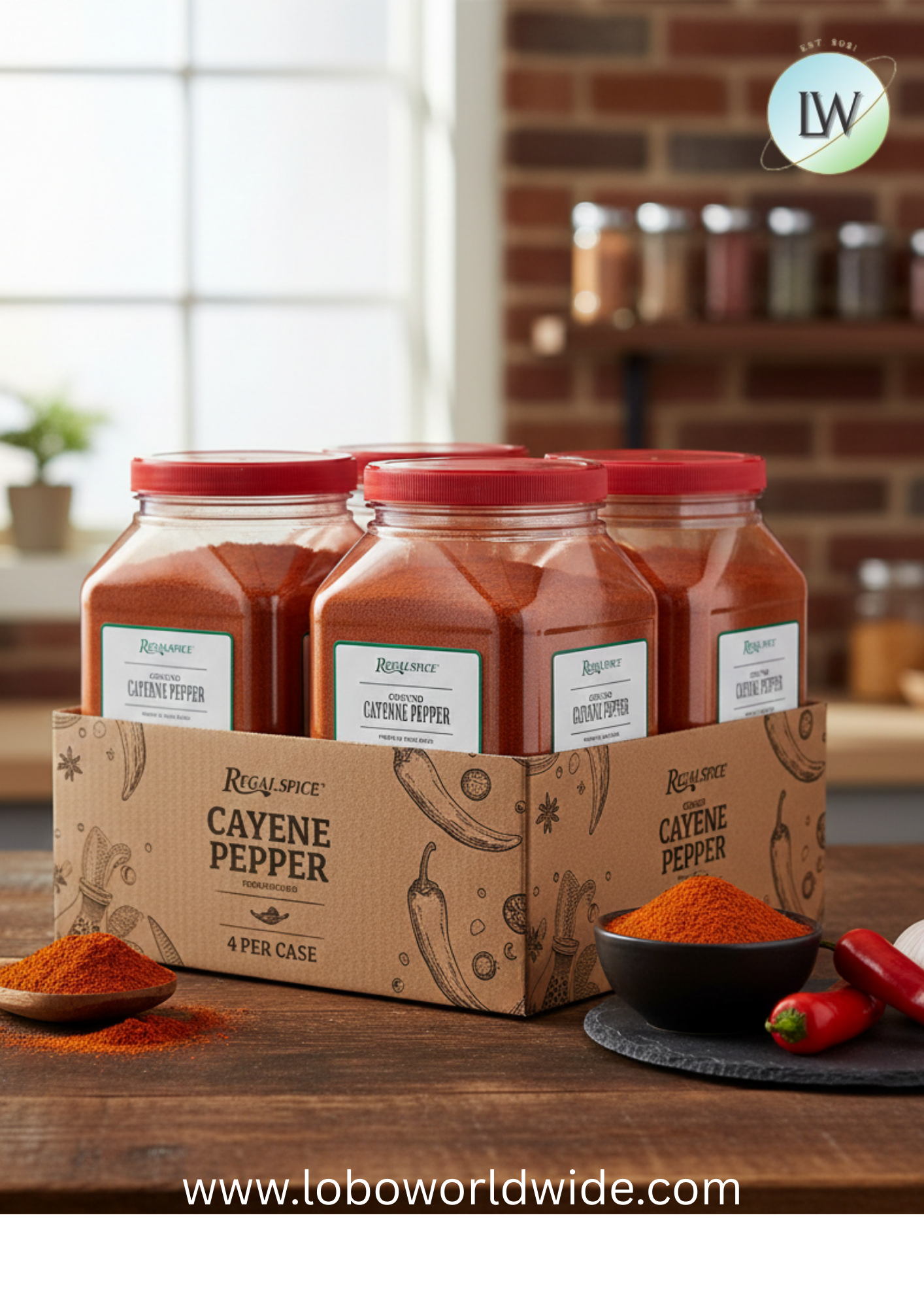 Regal Ground Cayenne Pepper - 5 lb.