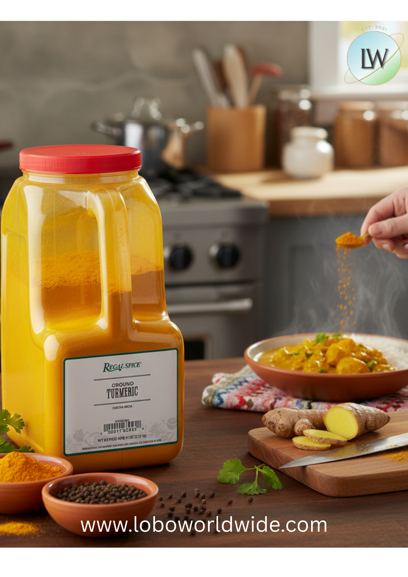 Regal Ground Turmeric (Various Sizes)