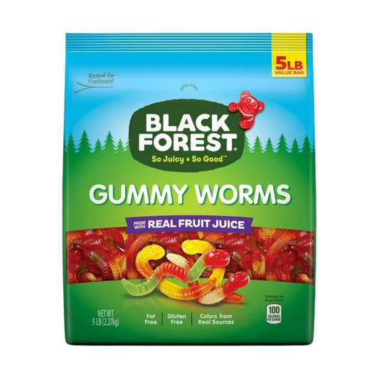 Black Forest Gummy Worms 5 lbs (2 pk.)