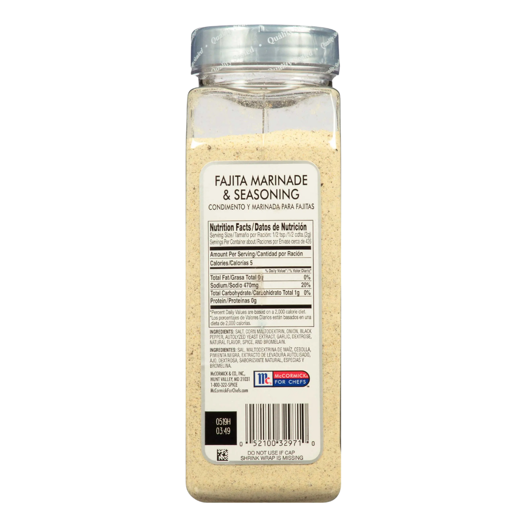 McCormick Culinary Fajita Marinade and Seasoning 30 oz.